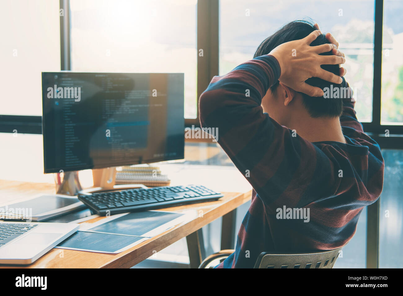 Programming codes hi-res stock photography and images - Alamy