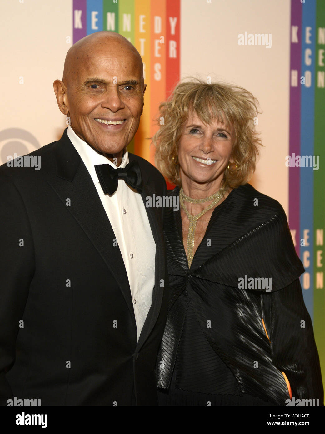 Singer, songwriter and activist Harry Belafonte, Jr, 86, and his wife