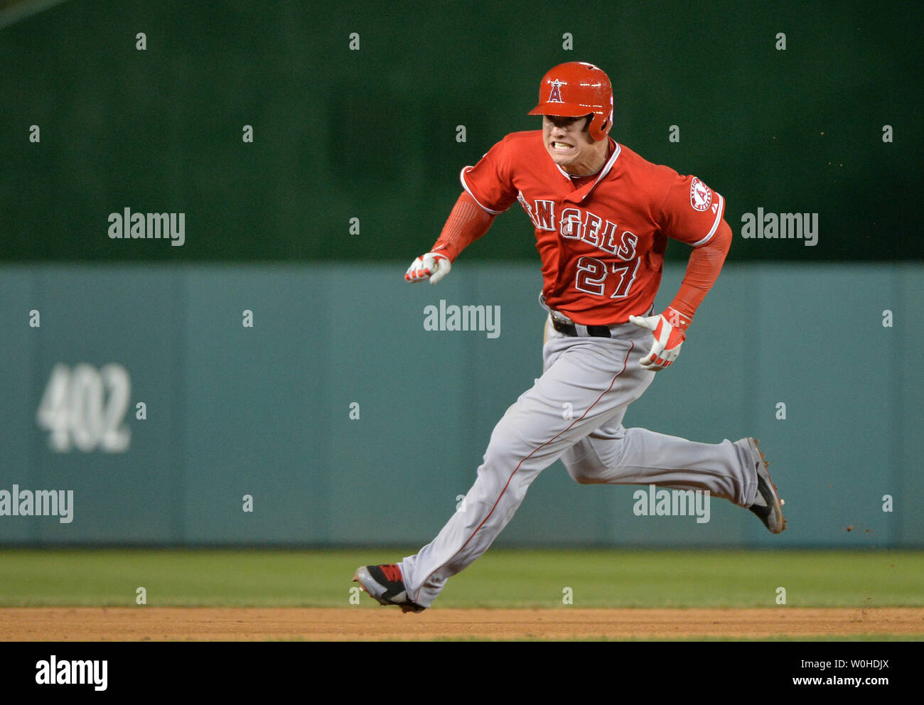 Mike Trout #27 Los Angeles Angels Majestic Big & Tall Cool Base