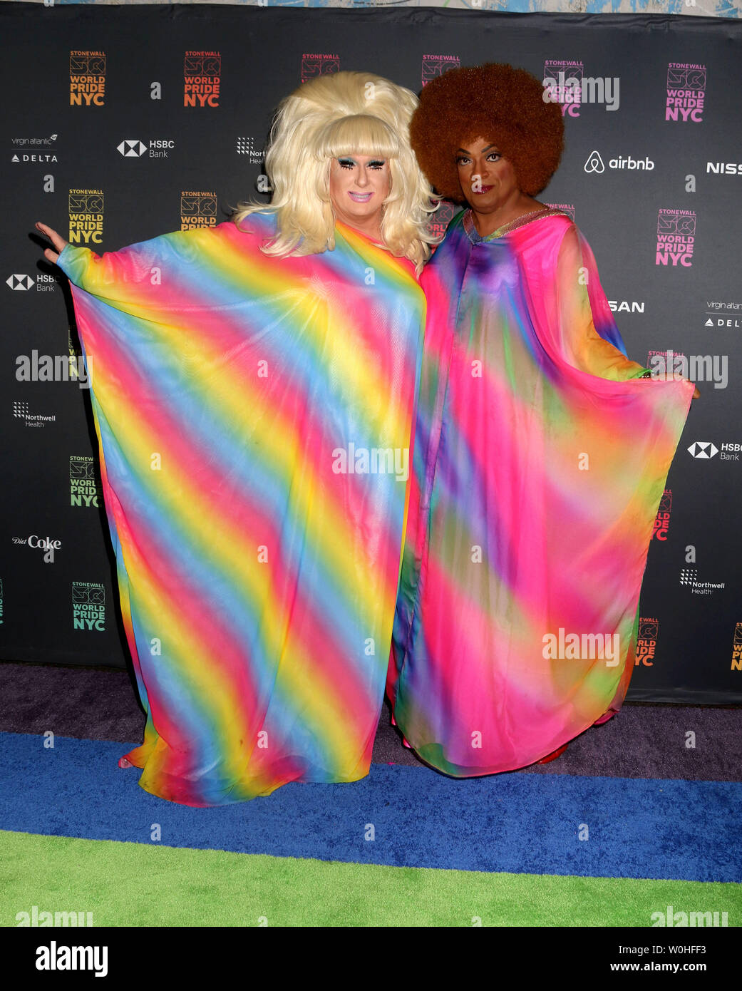 June 26, 2019 New York City, New York, U.S. LADY BUNNY and FLOTILLA