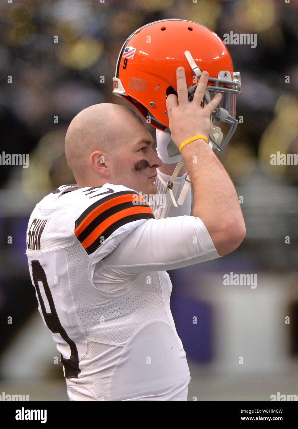 The Cleveland Browns Helmet Mixed Media by Pheasant Run Gallery - Pixels