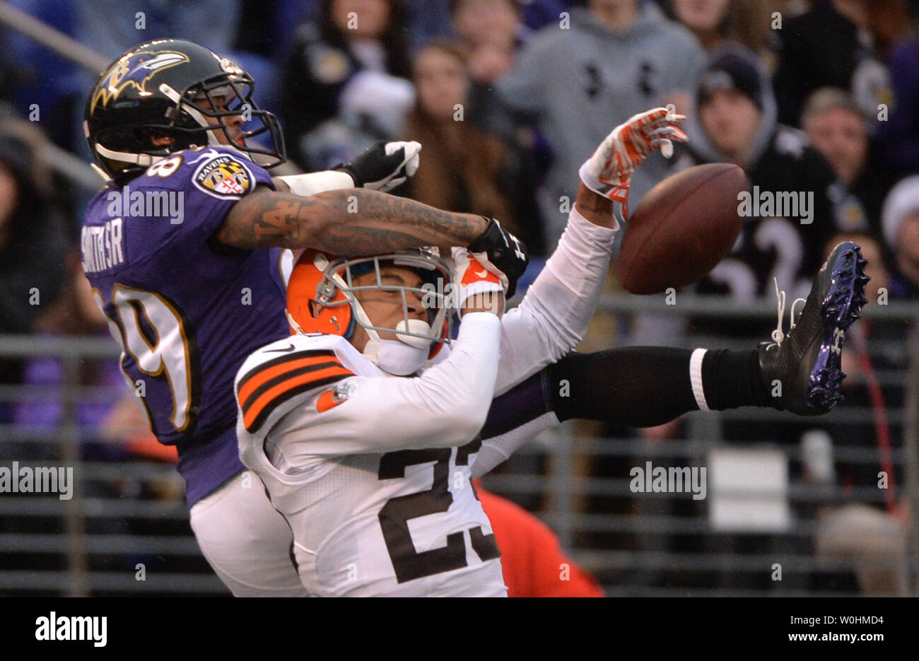 Cleveland Browns Cornerback Joe Haden 23 Breaks Up A Pass