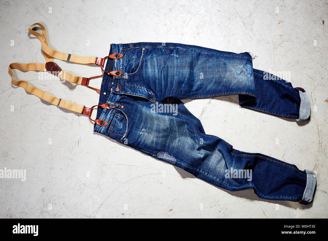 Jeans suspenders hi-res stock photography and images - Page 2 - Alamy