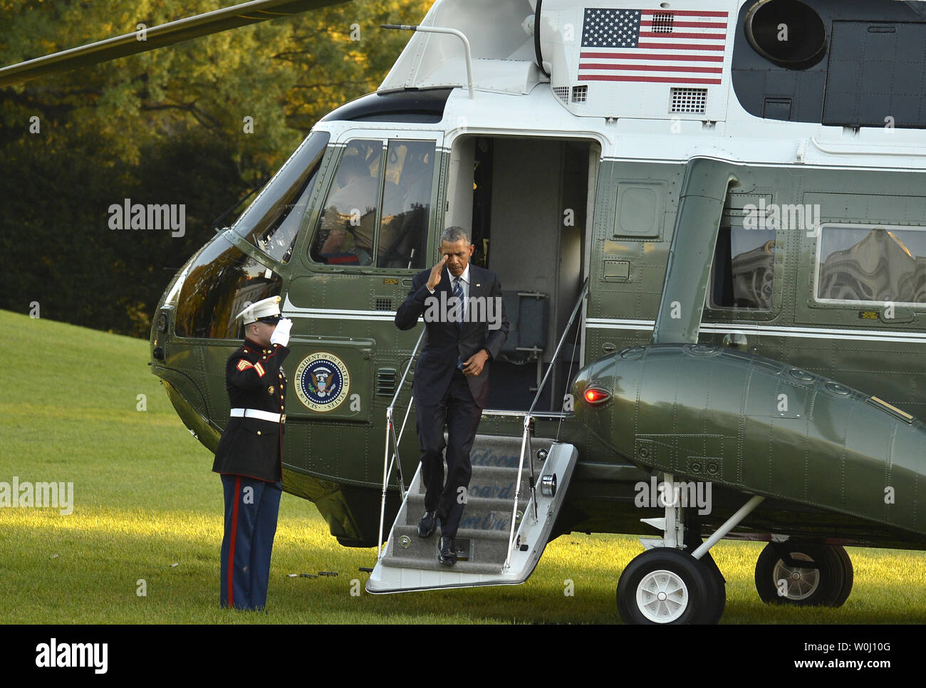 Marine one helicopter hi-res stock photography and images - Alamy