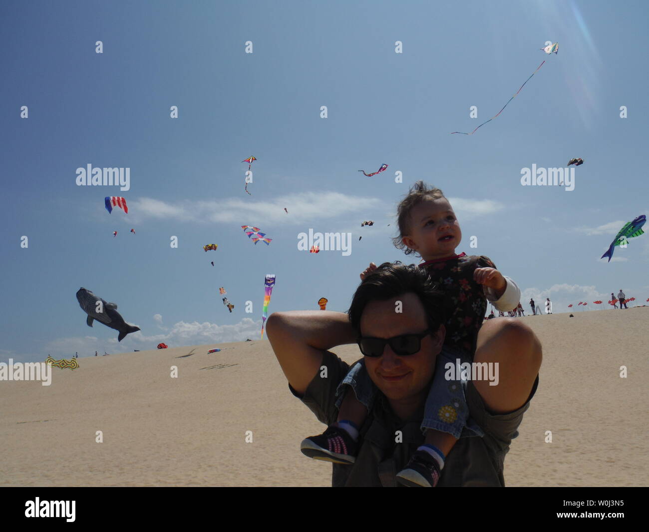 Kitty Hawk Kite festival, Jockeys Ridge, Kitty Hawk NC Stock Photo Alamy