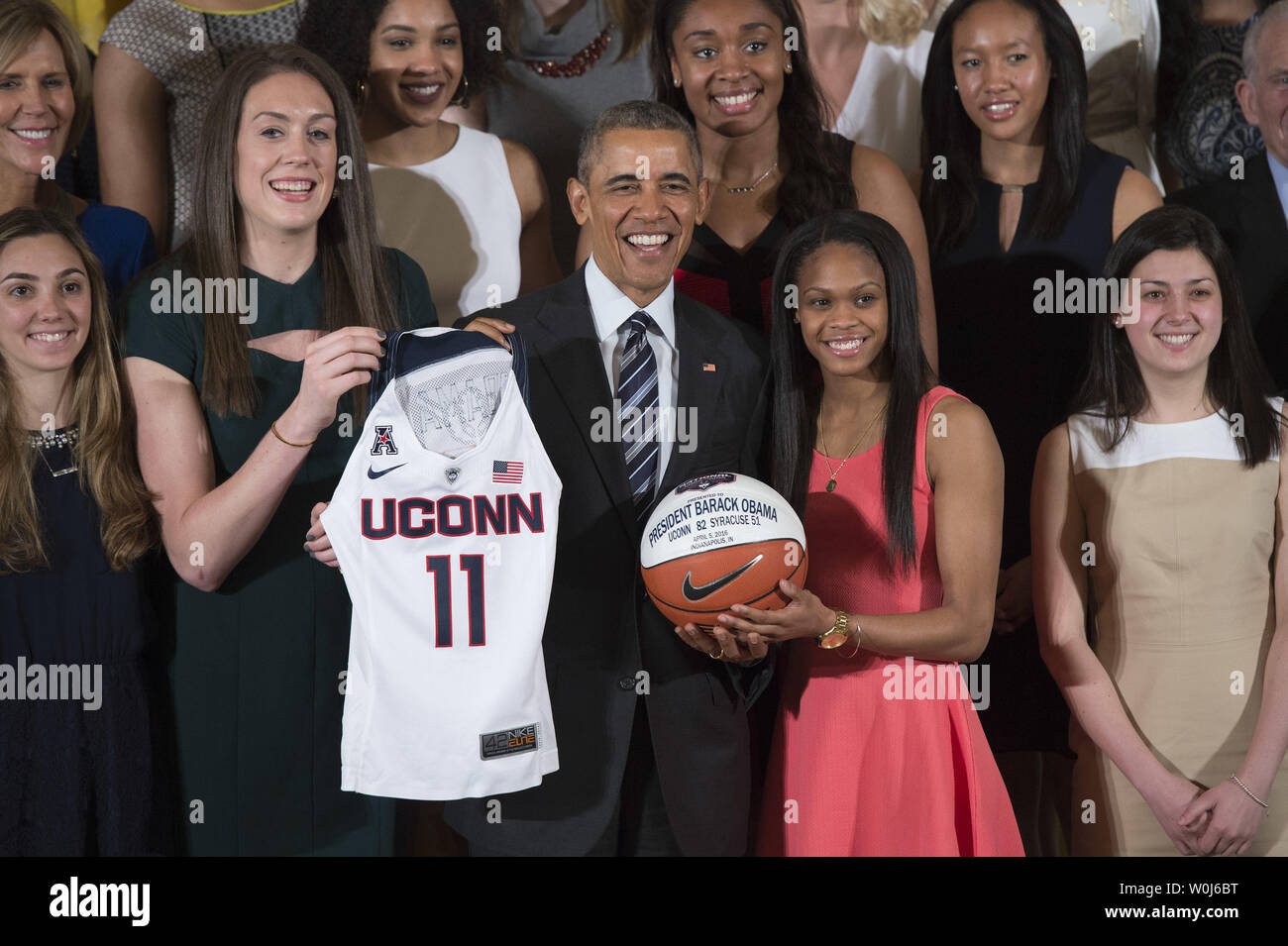 President Barack Obama the NCAA Champion University of