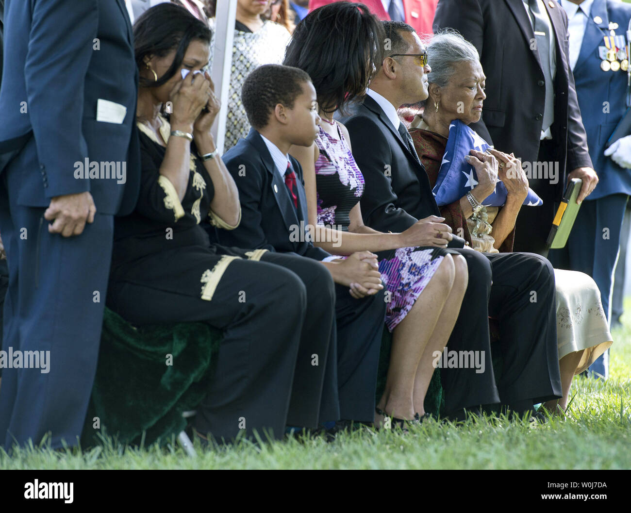 Nola Whitfield, the wife of U.S. Air Force 2nd Lt., Malvin Greston "Mal ...