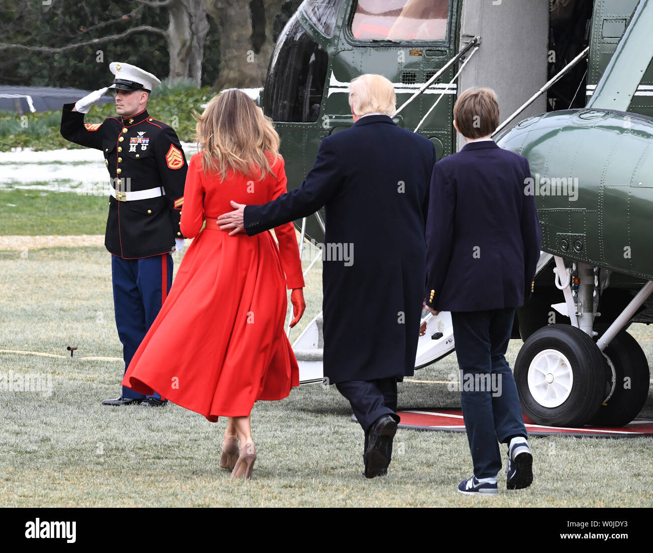 Melania trump march 17, 2017 hi-res stock photography and images - Alamy