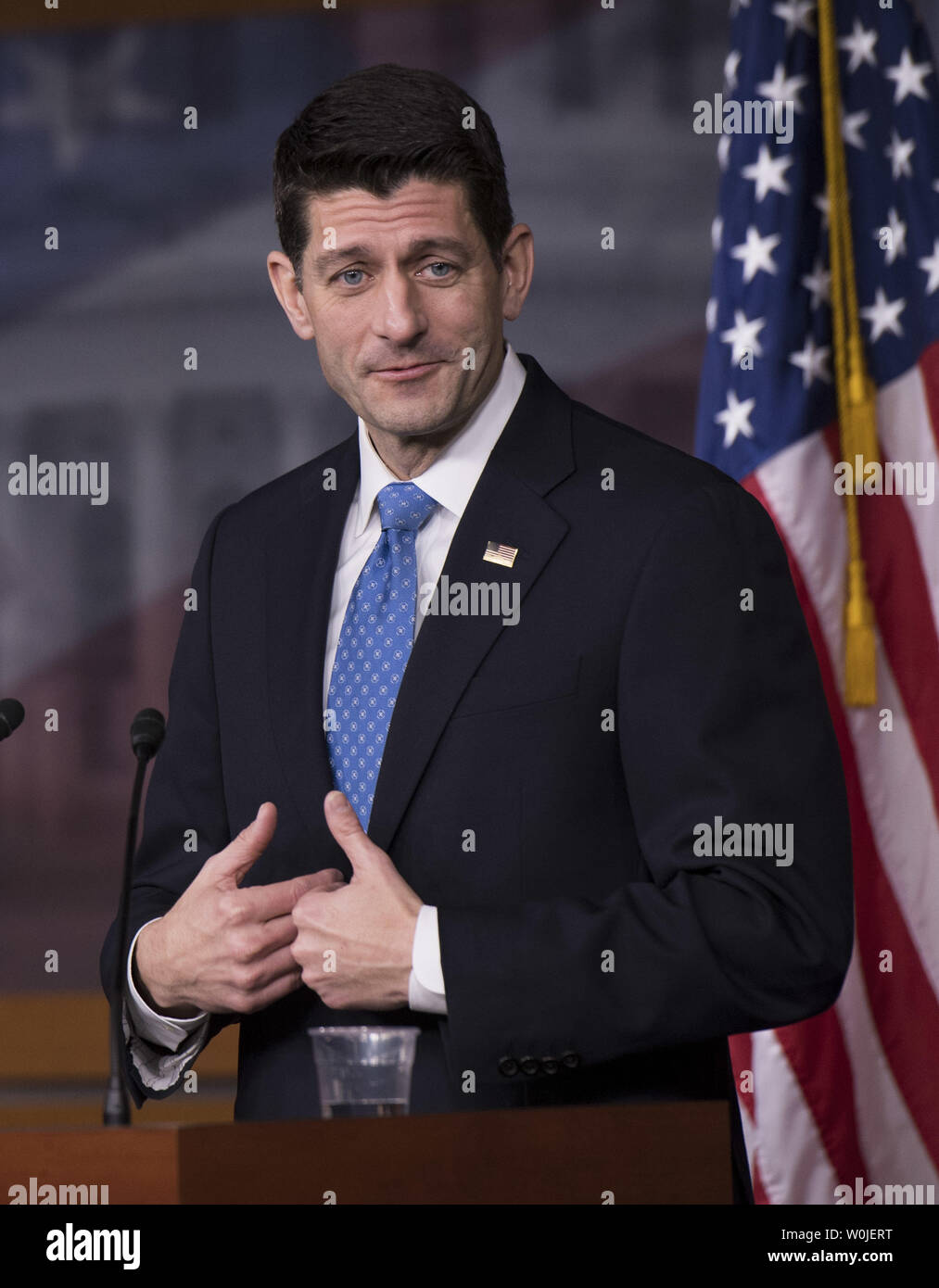 Speaker of the House Paul Ryan holds his weekly press conference on ...