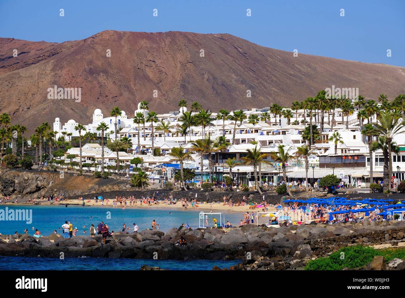 Playa Blanca Playa Flamingo Lanzarote Stock Photos Playa Blanca