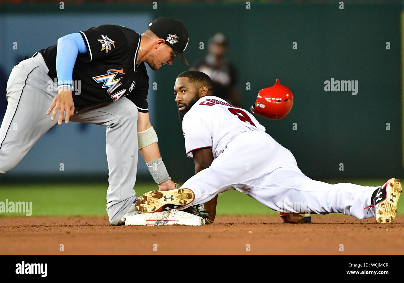 WASHINGTON, DC - APRIL 10: Washington Nationals second baseman Dee