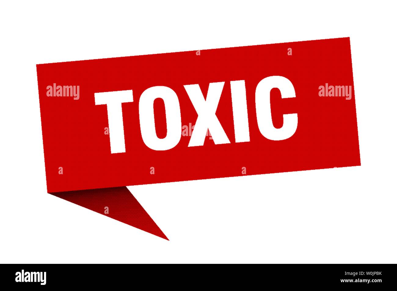 toxic speech bubble. toxic sign. toxic banner Stock Vector Image & Art