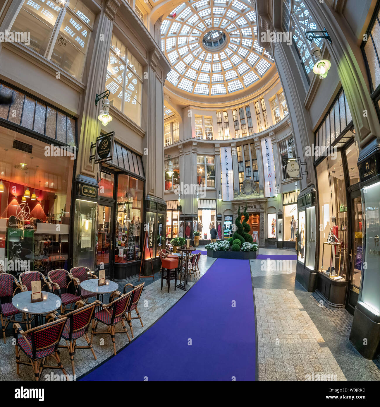 Europa passage shopping mall hi-res stock photography and images - Alamy