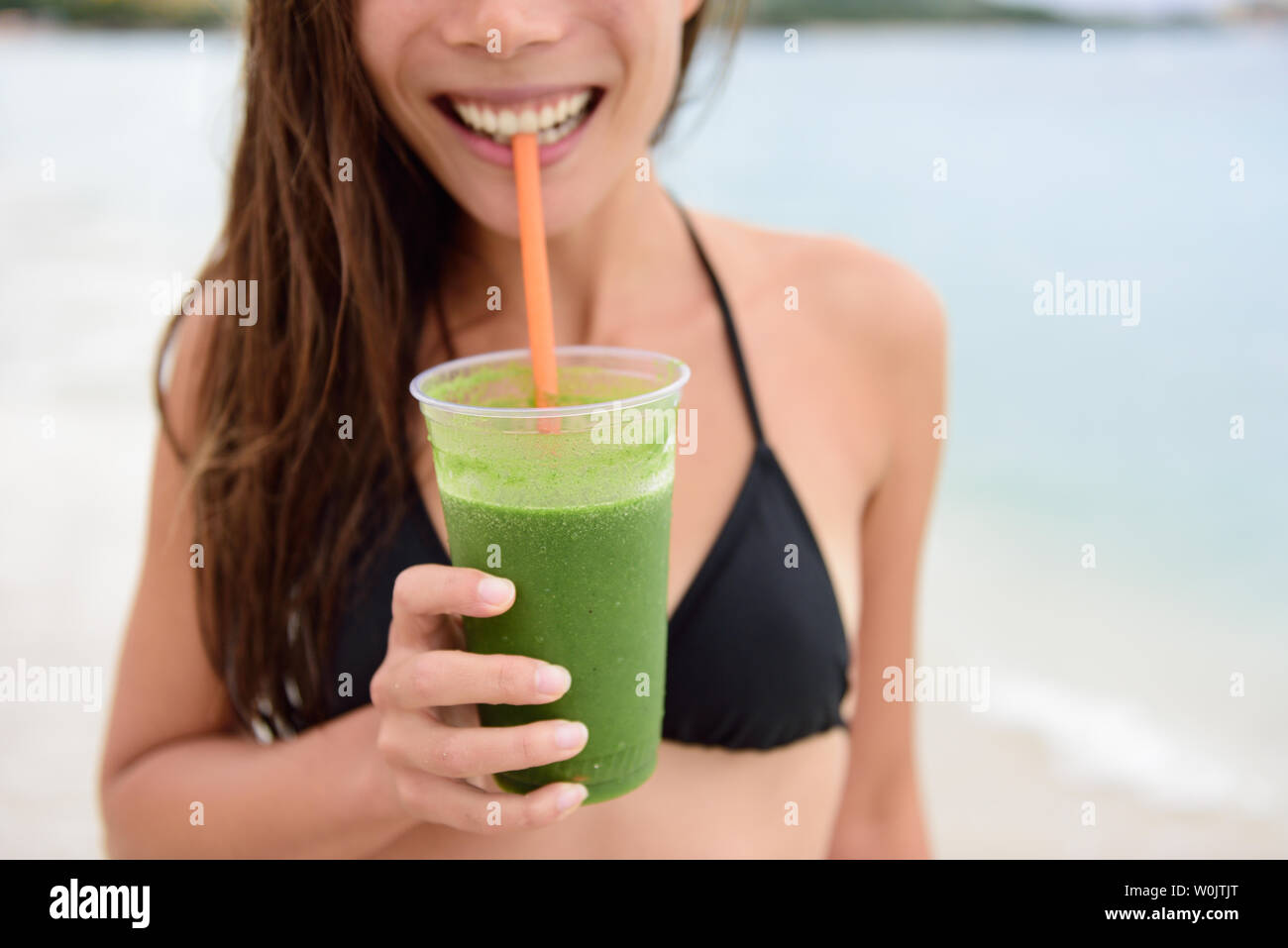 Green Bikini High Resolution Stock Photography and Images - Alamy