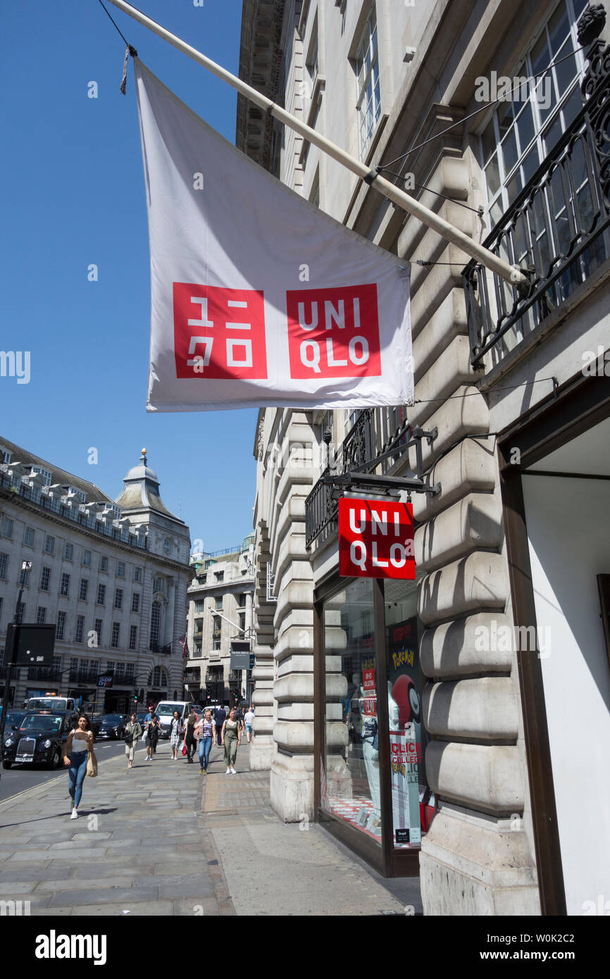 UniQlo clothing retail outlet on Regent Street, London, UK Stock Photo -  Alamy