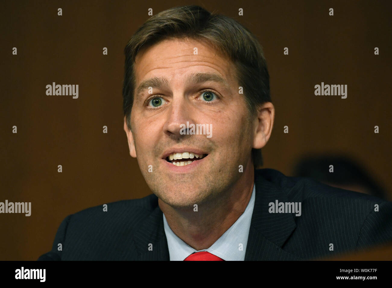 Sen. Ben Sasse, R-Neb., delivers his opening statement during the Judiciary Committee confirmation hearing for Supreme Court Justice nominee Brett M. Kavanaugh on Capitol Hill in Washington, DC on September 4, 2018. Judge Kavanaugh was nominated to fill the seat of Justice Anthony M. Kennedy who announced his retirement in June.  Photo by Pat Benic/UPI Stock Photo