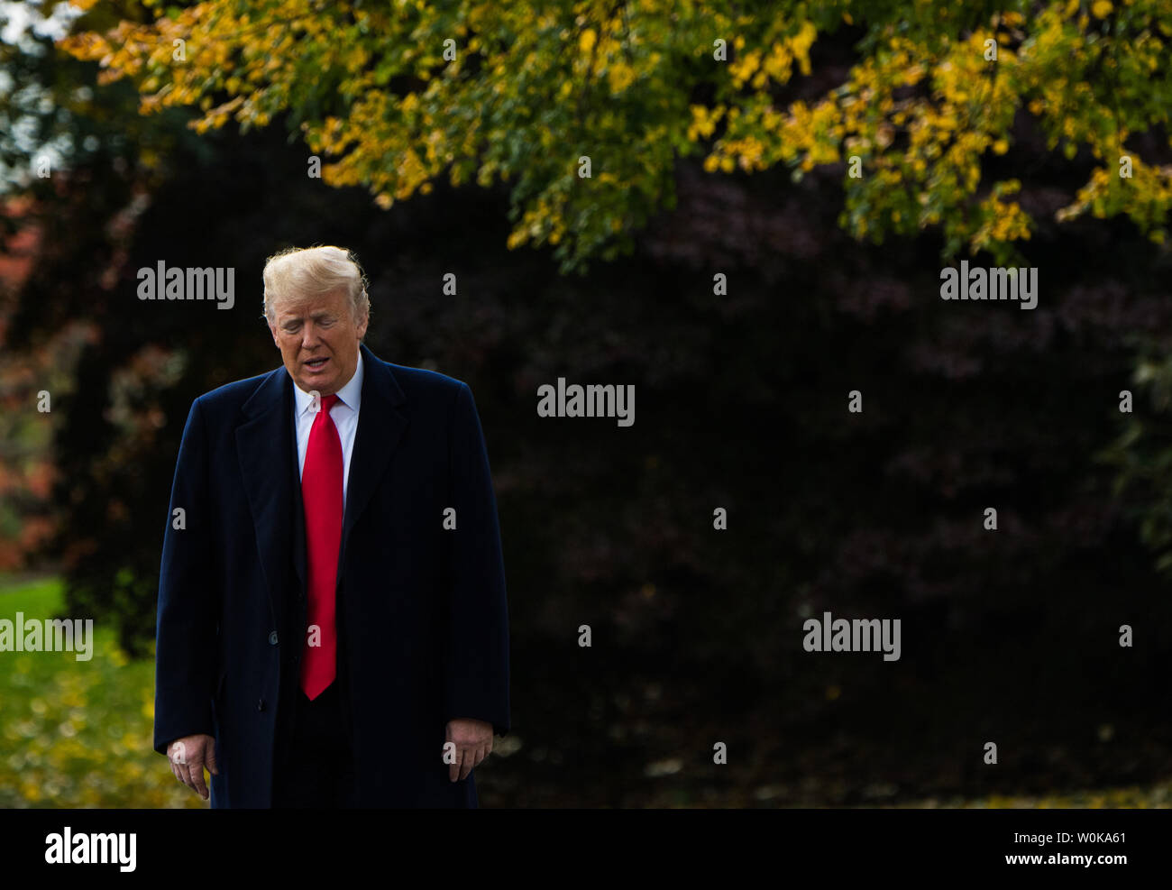President Donald Trump departs the White House for a series of rallies ...