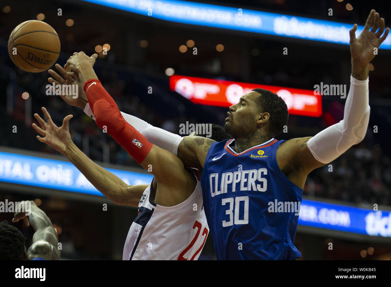 Los Angeles Clippers Forward Mike Scott 30 And Washington