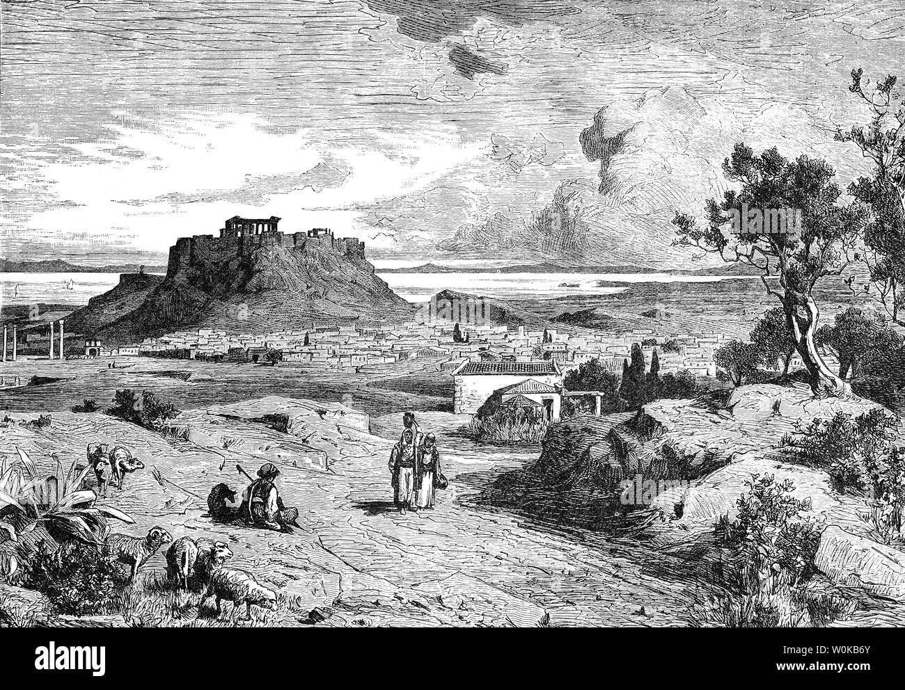 One of the worlds oldest cities Black and White Stock Photos & Images