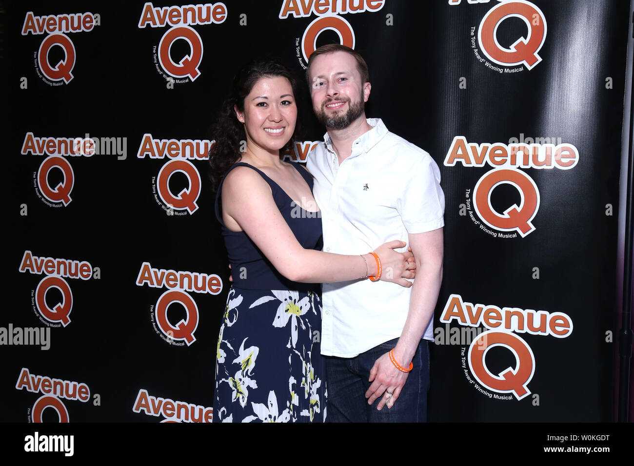 The closing night celebration party for Tony winning musical Avenue Q