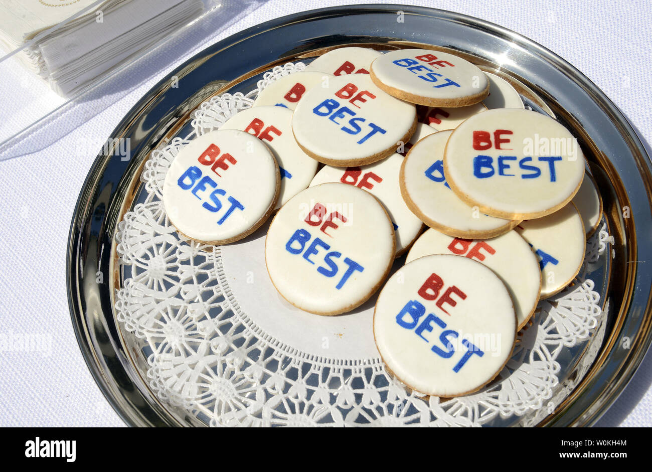 First Lady Melania Trump S Be Best Phrase Is On Cookies In The