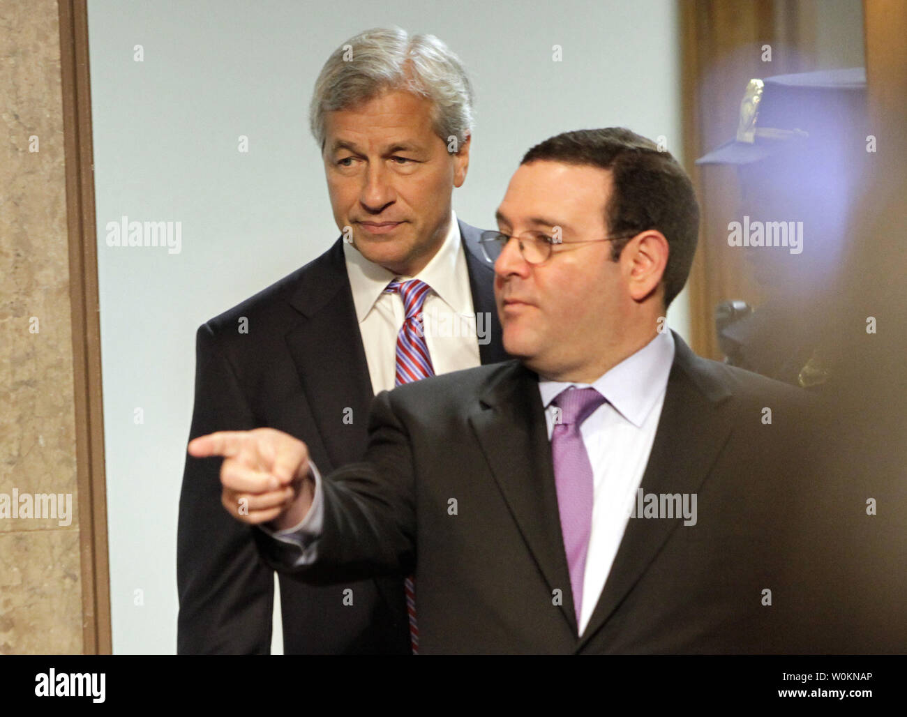 Jpmorgan Chase And Company Ceo Jamie Dimon L Arrives To Testify