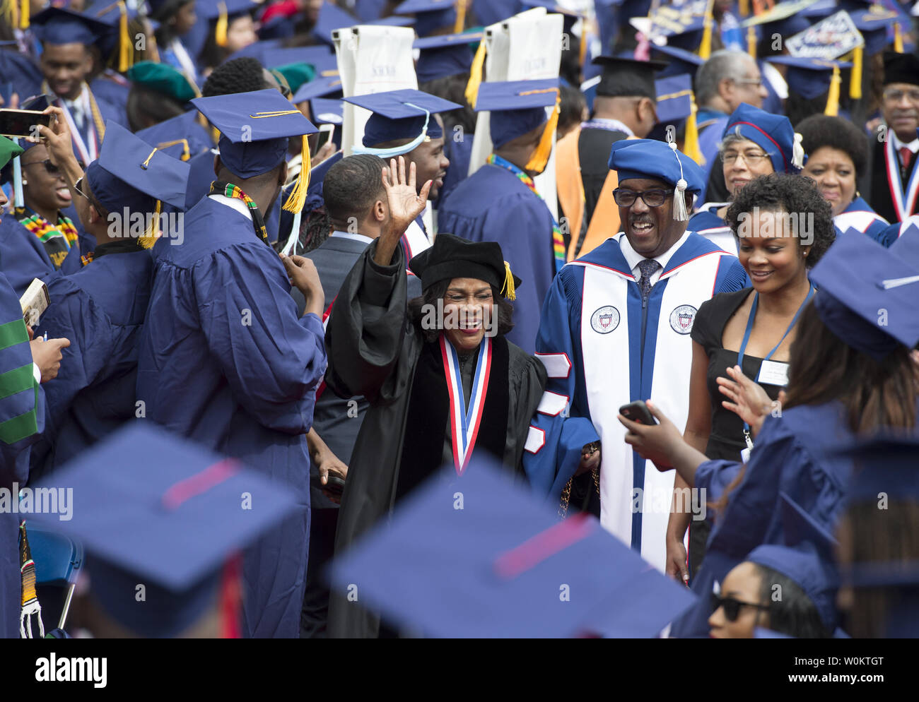 Cicely Tyson arrives to the Howard University Commencement where she ...