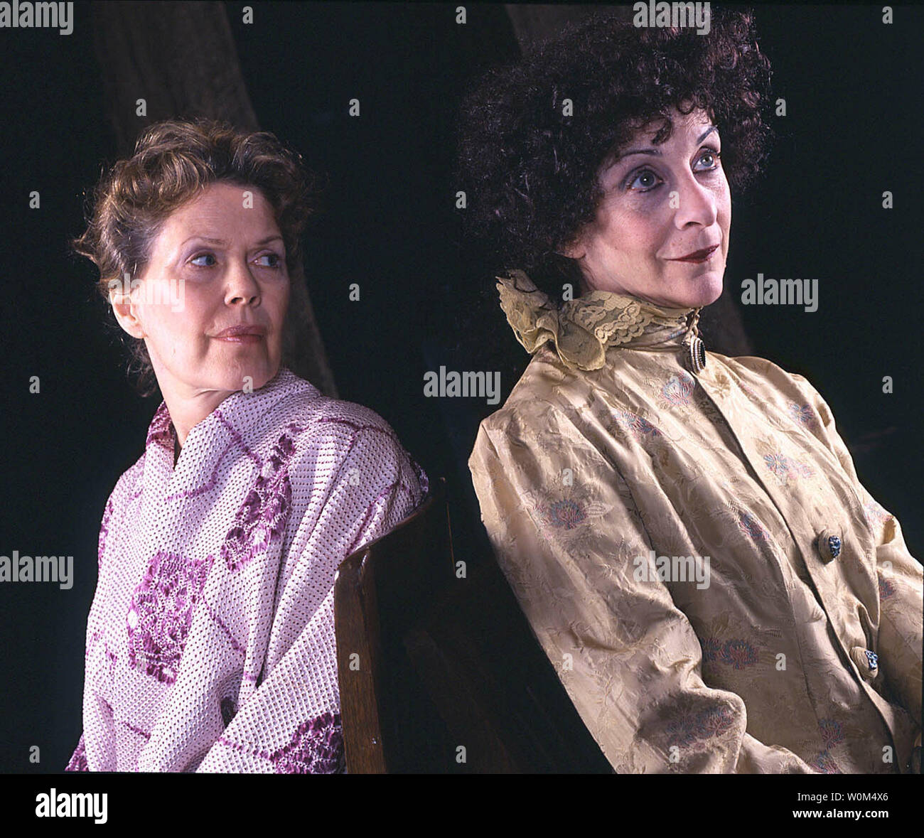 Pamela Payton-Wright and Laura Esterman, left to right, play in "Duet