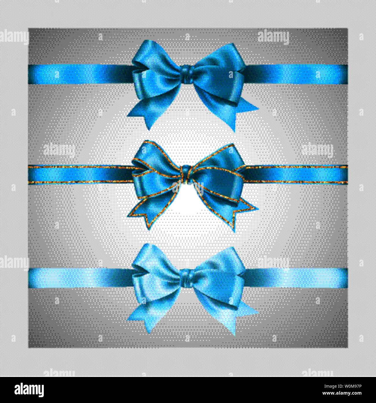 light blue silk ribbon