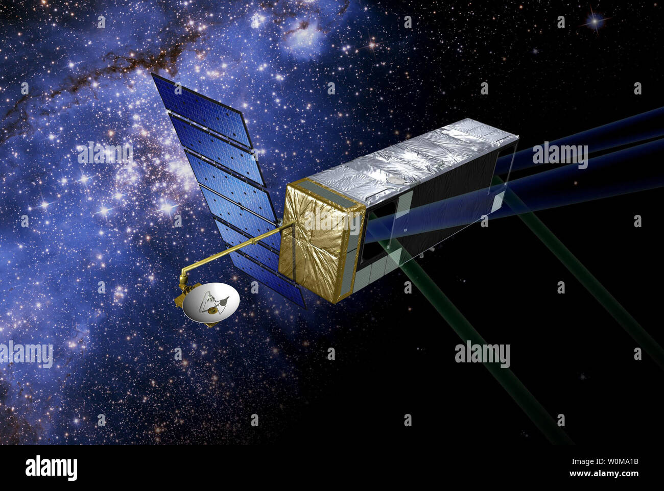 SIM PlanetQuest, scheduled for launch within the next decade, will be the most powerful planet-hunting space telescope ever devised. Using two separated mirrors and combining their light with a technique known as interferometry, SIM PlanetQuest will able to detect planets as small as Earth. These are the kind of planets that scientists believe have the most potential to support life. Although more than 160 planets have been discovered beyond our solar system since 1995, the 'holy grail' - Earthlike planets located in the habitable zone - remains beyond the reach of current telescopes.  (UPI Ph Stock Photo