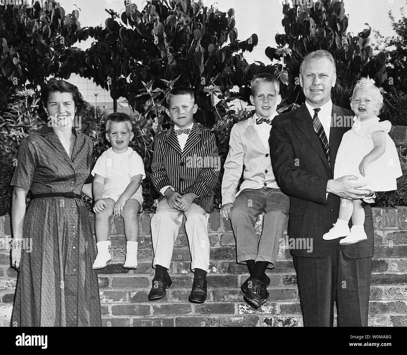 Gerald ford family photo Black and White Stock Photos & Images Alamy