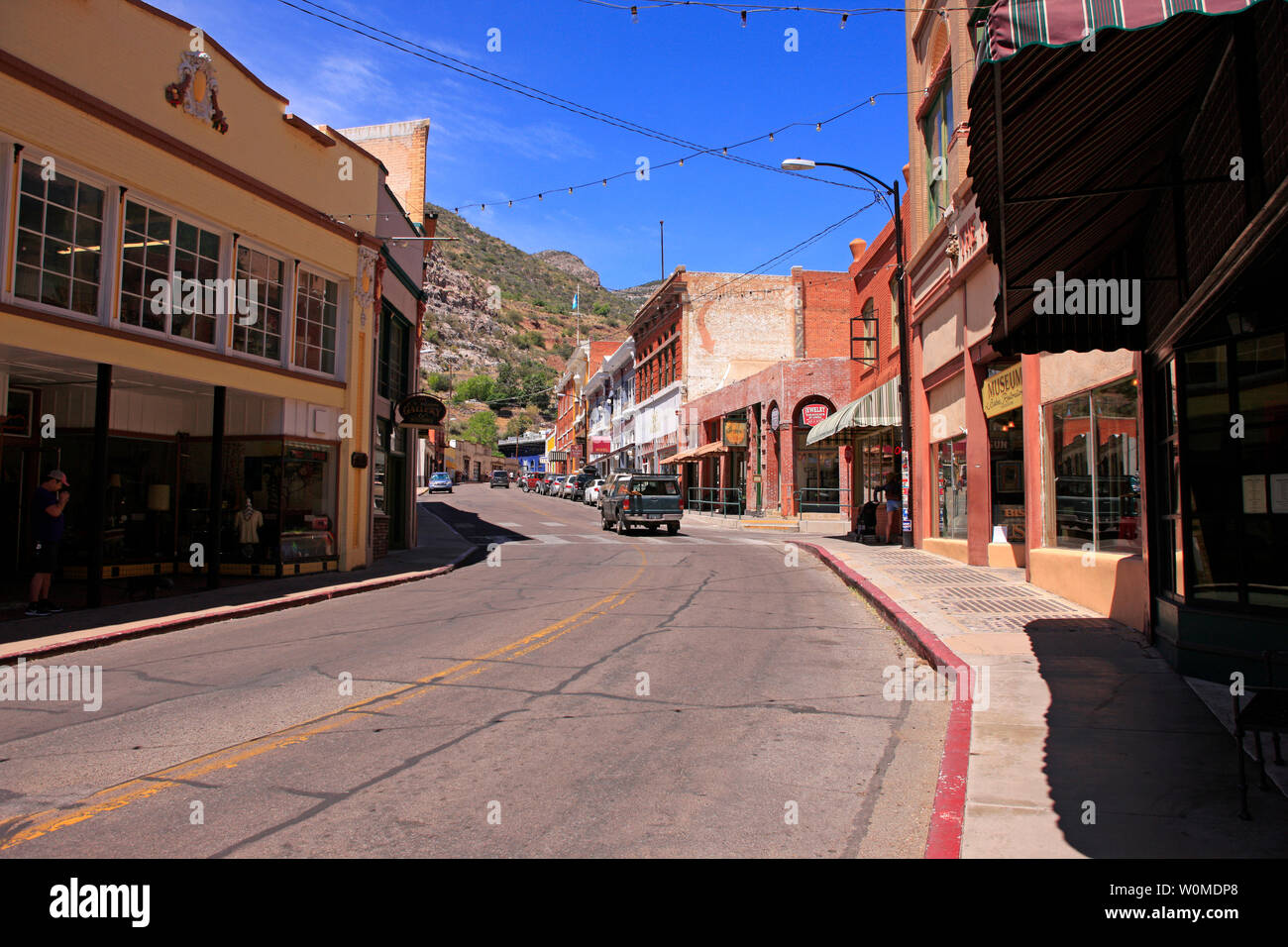 Businesses on Main Street also called Tombstone Canyon Road in the