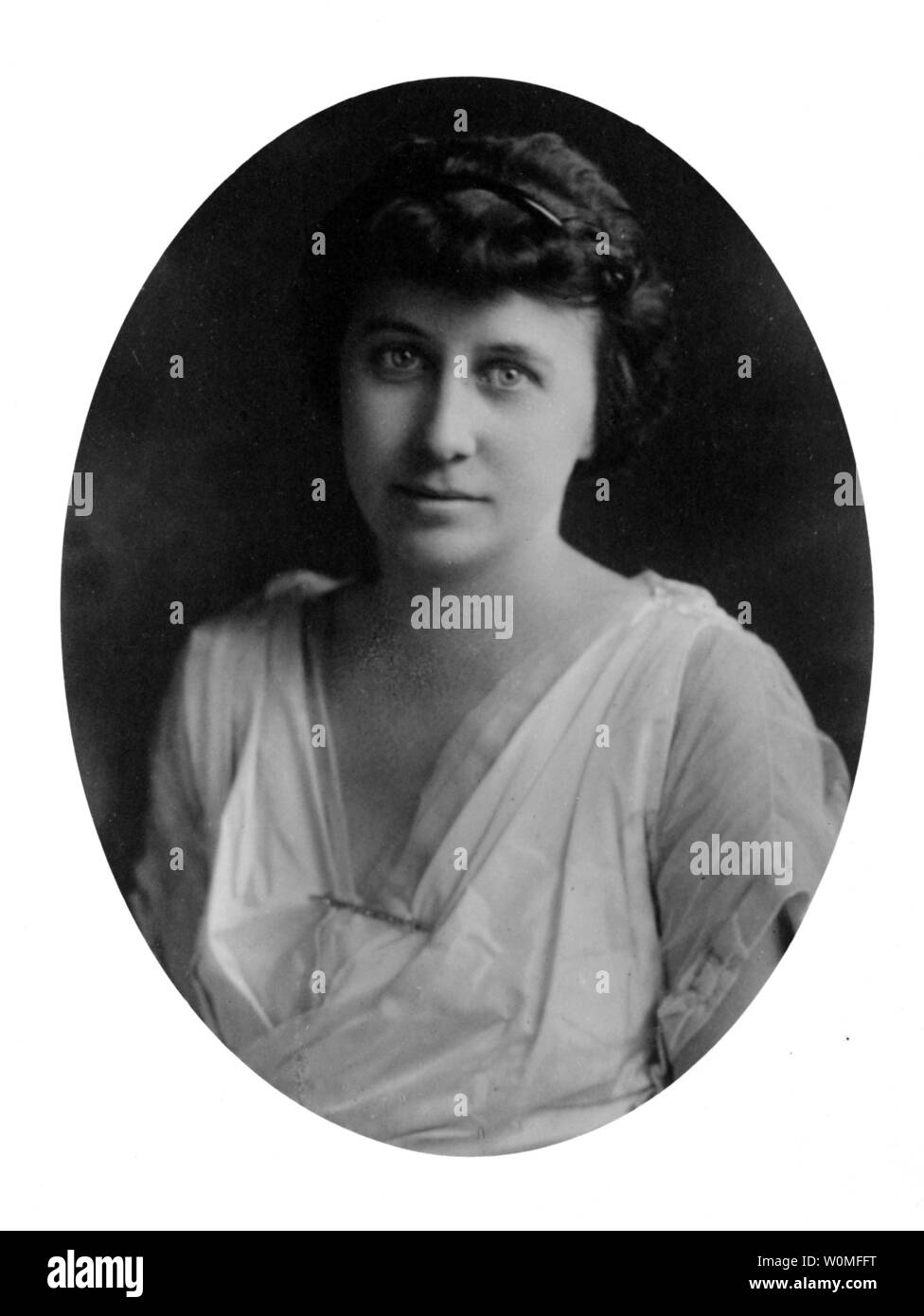 Bess Truman, wife of Harry Truman, U.S. President from 1945-1953, is seen in 1917 portrait. UPI/Harry S. Truman Library and Museum Stock Photo