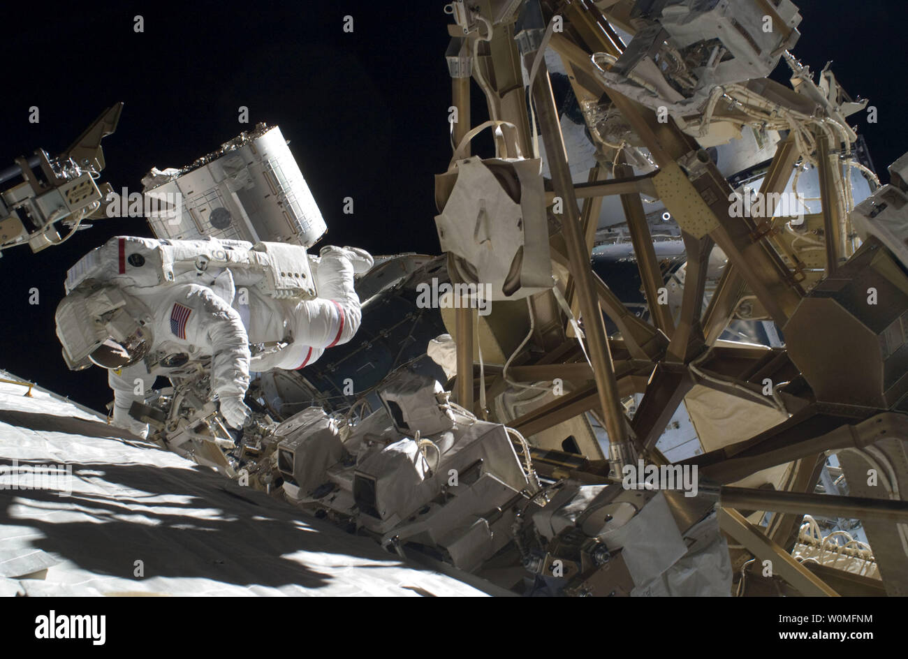 Mike Foreman This NASA photo shows Astronaut Mike Foreman, STS-129 mission ...