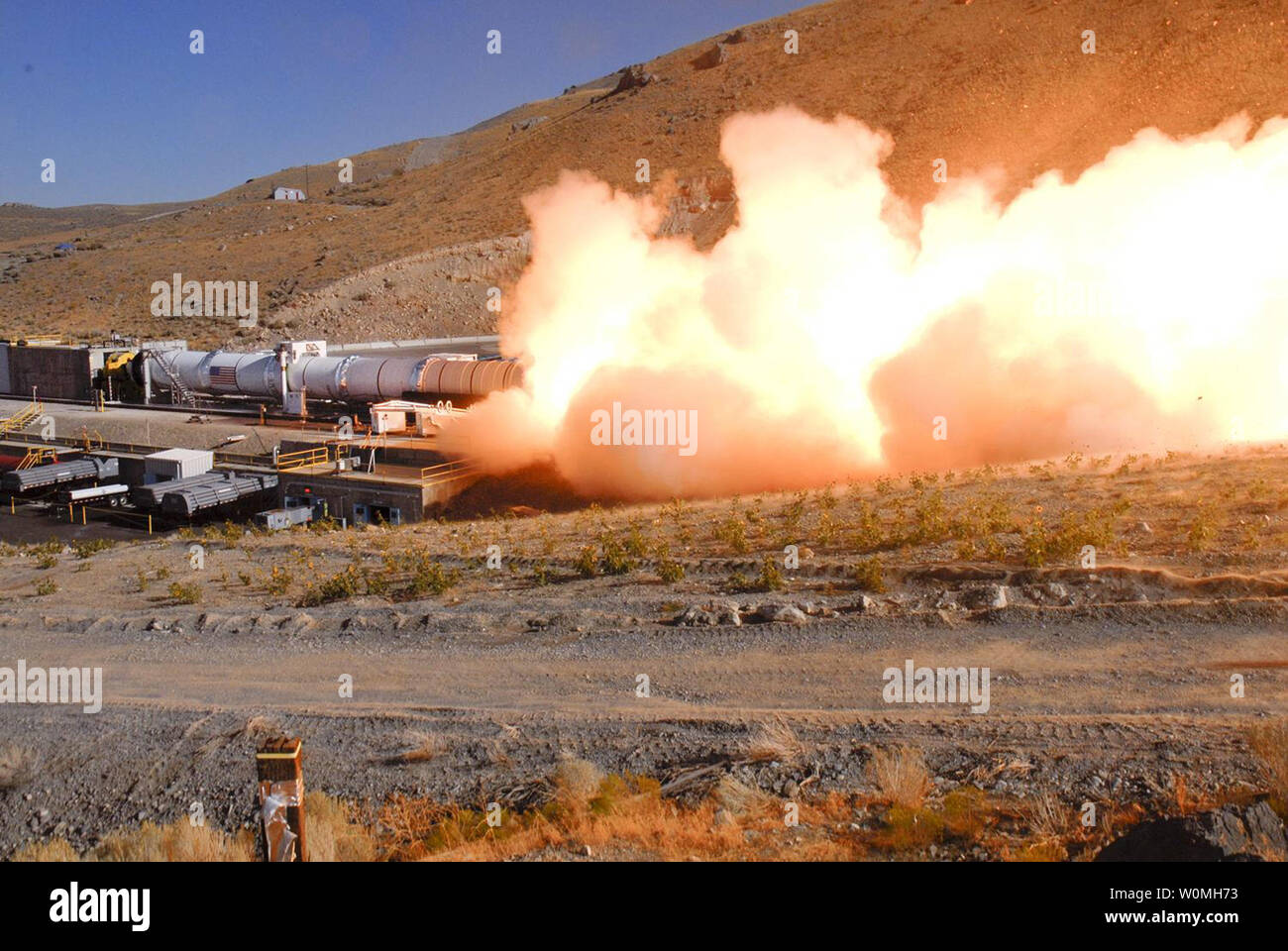 This NASA image taken on August 31, 2010 shows the Development Motor2