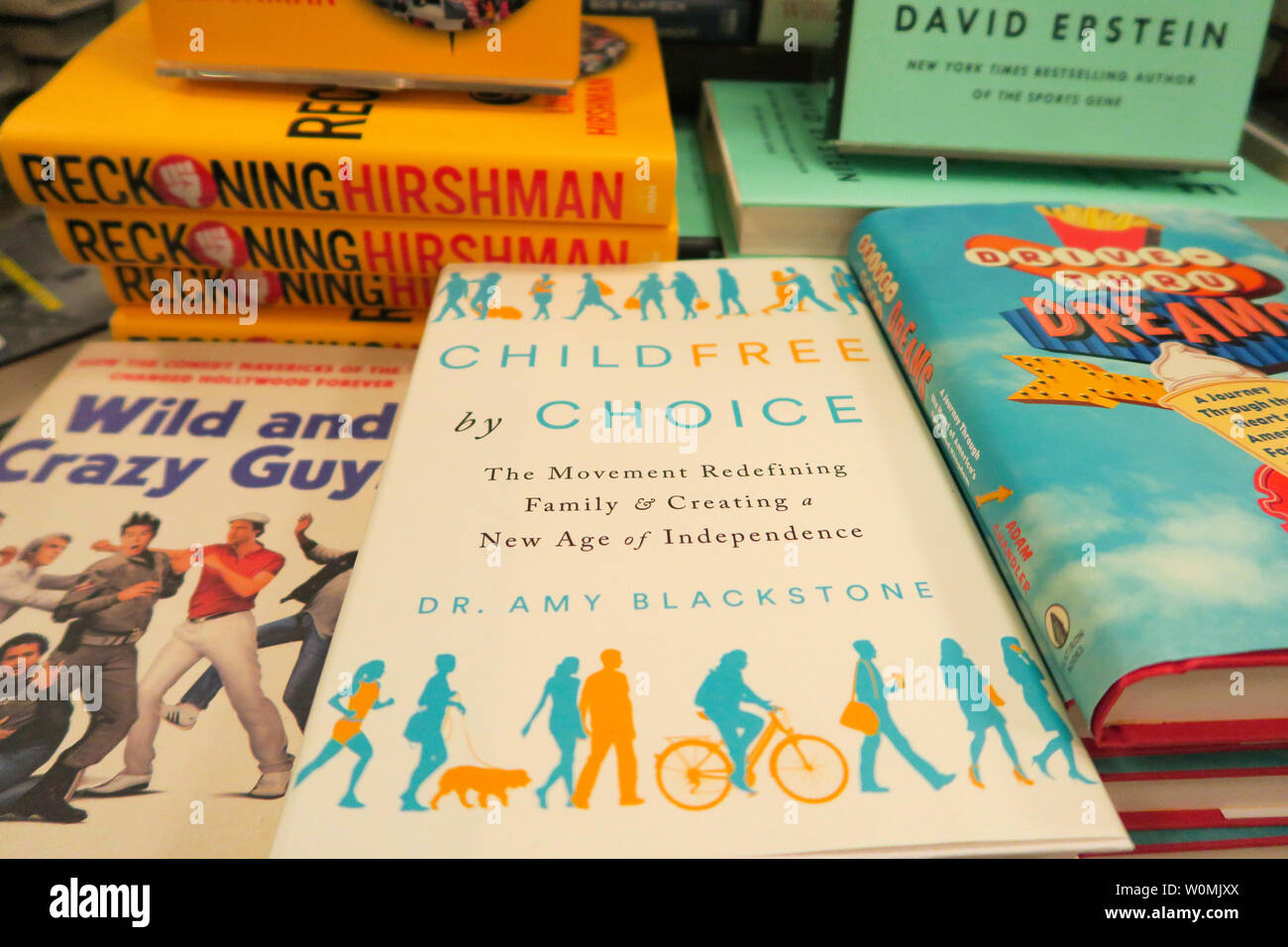 Barnes Noble Booksellers Book Display Nyc Usa Stock Photo