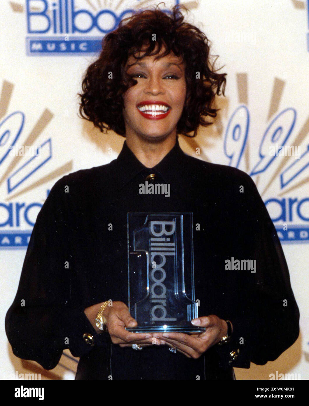 Billboard music awards 1991 whitney hires stock photography and images