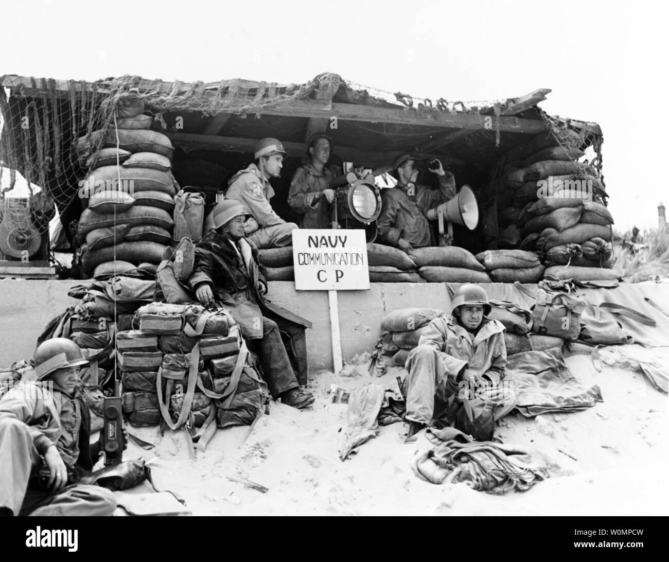 Normandy beaches photo Black and White Stock Photos & Images - Alamy