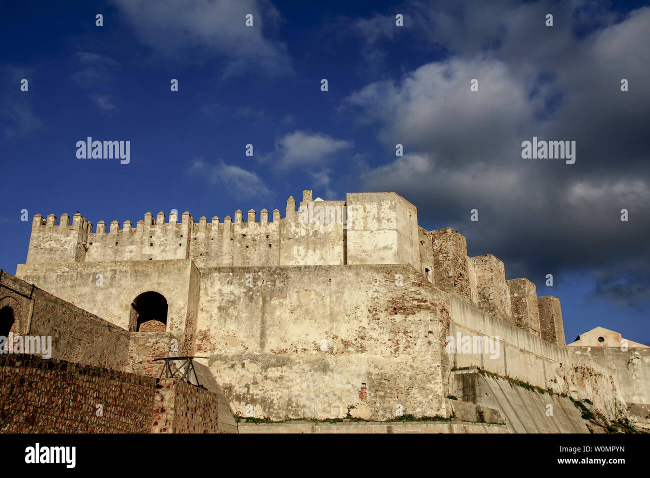 Castle de Guzman el Bueno in Tarifa, province of Cadiz, Spain Stock Photo