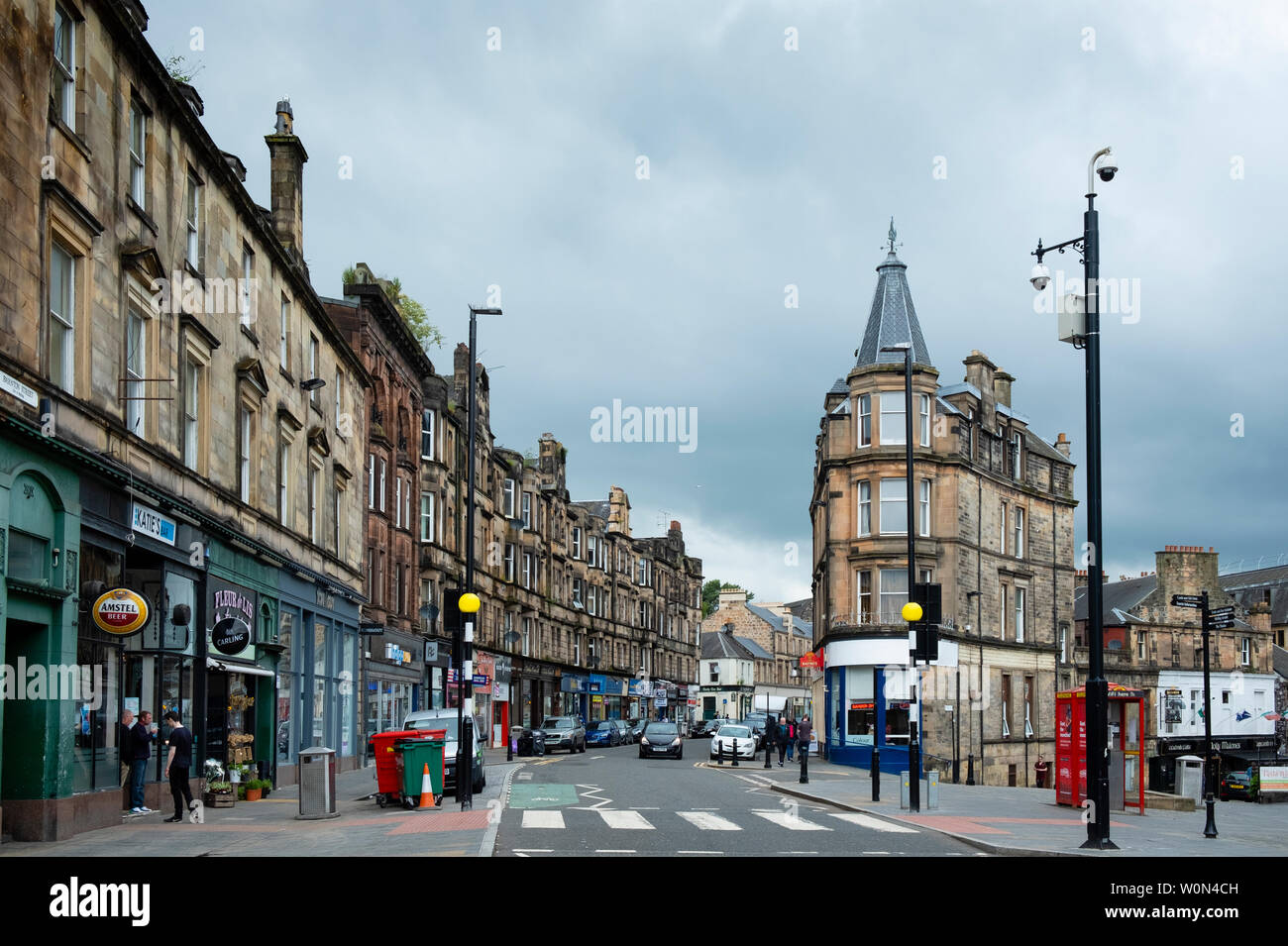 View of Barnton Street in central Stirling, Scotland, UK Stock Photo