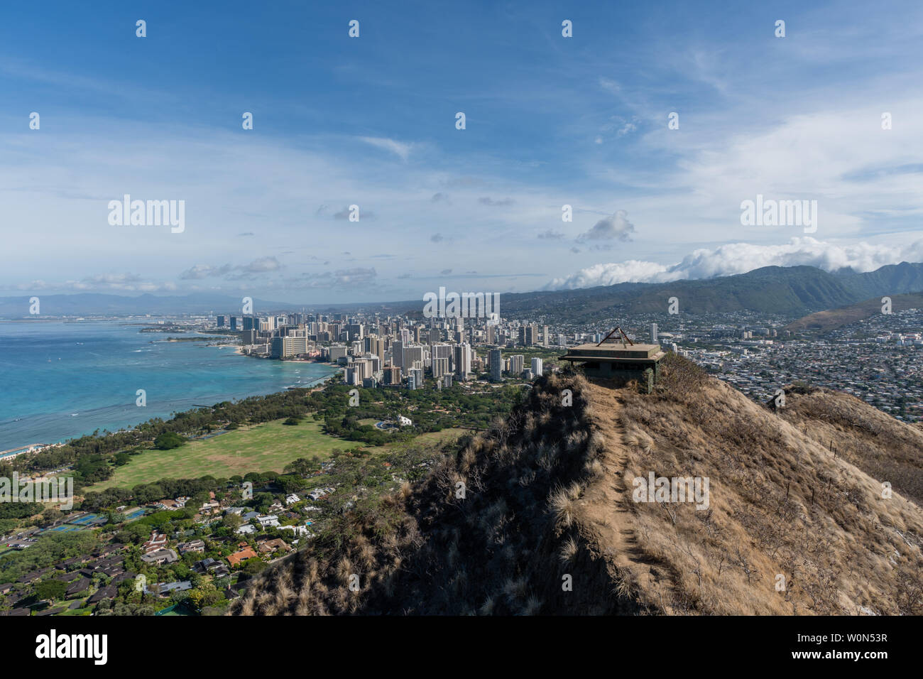 Beautiful panoramic aerial honolulu hi-res stock photography and images ...