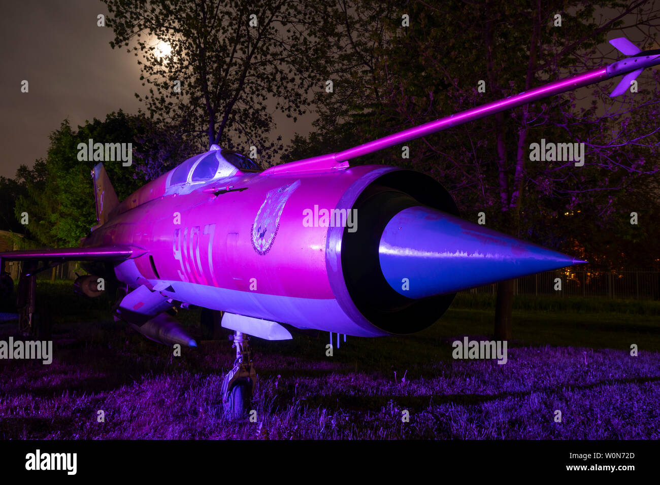 Mikoyan Mig21MF Polish Aviation Museum, Museum Night 2019 Krakow