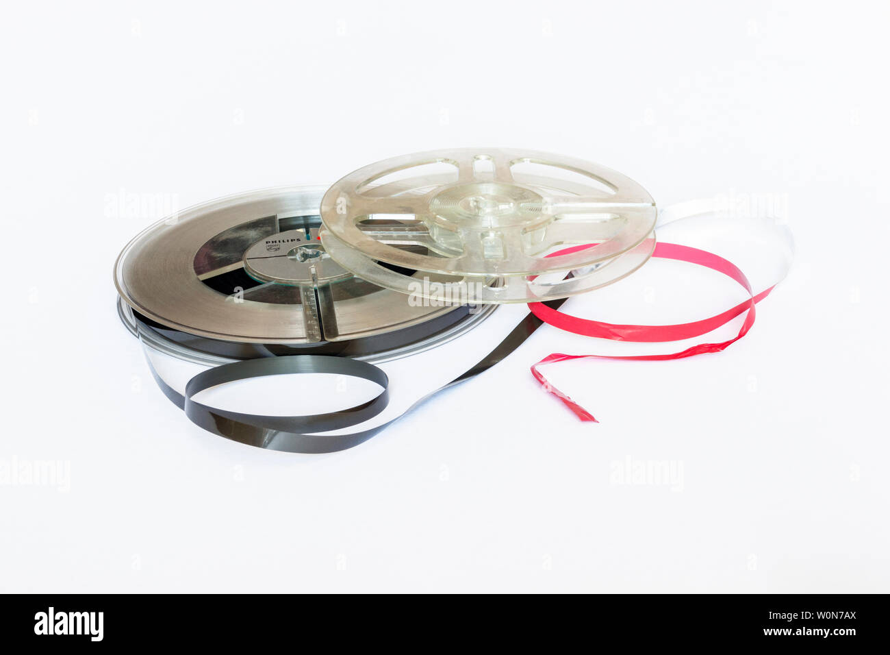Old fashioned reel reel tape hi-res stock photography and images - Alamy