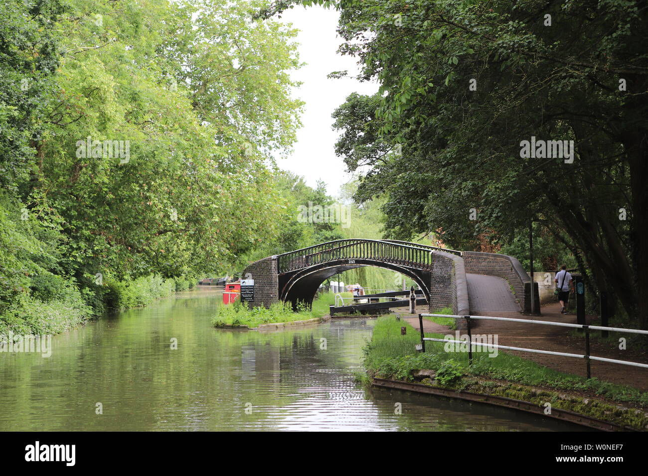 Bridge over Oxford Canal Stock Photo