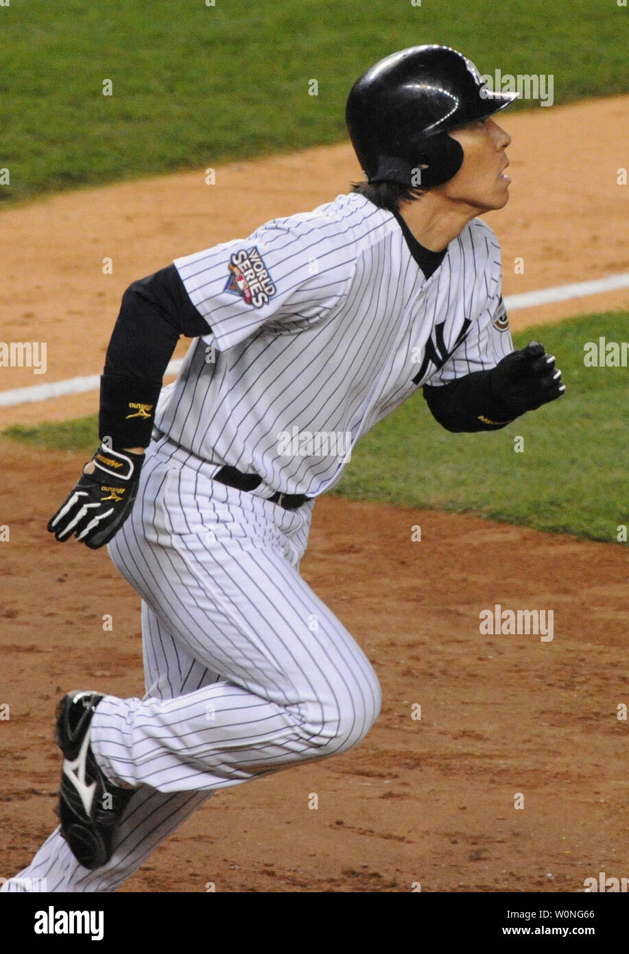  Hideki Matsui Signed 2009 World Series Baseball Yankees JSA :  Sports & Outdoors
