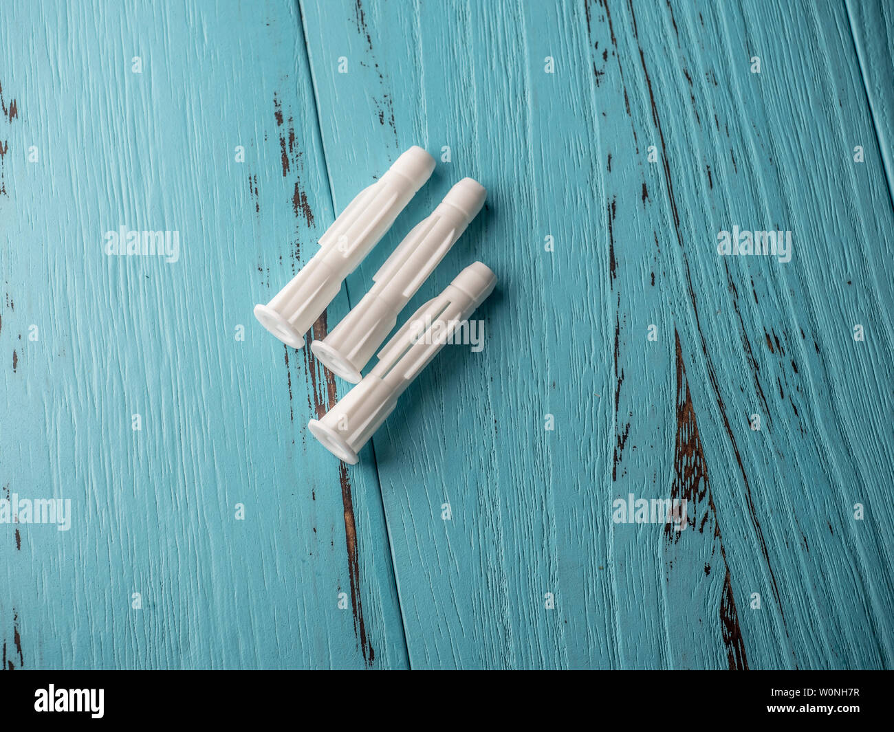 Plastic expansion screws Stock Photo Alamy