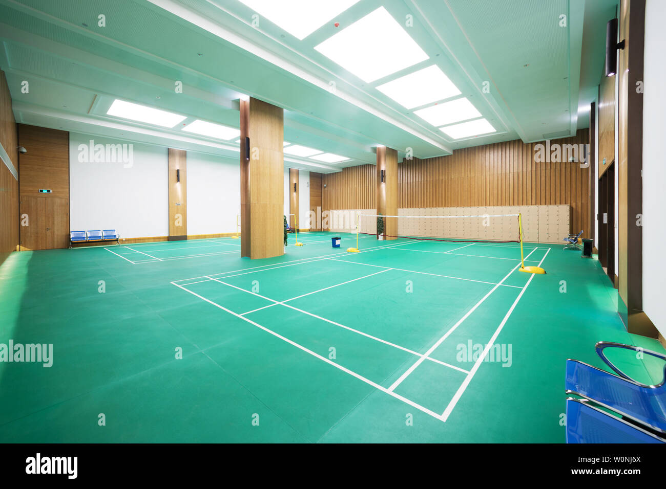Badminton court hires stock photography and images Alamy