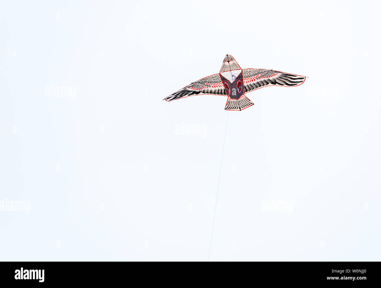 A kite flying in the sky Stock Photo Alamy