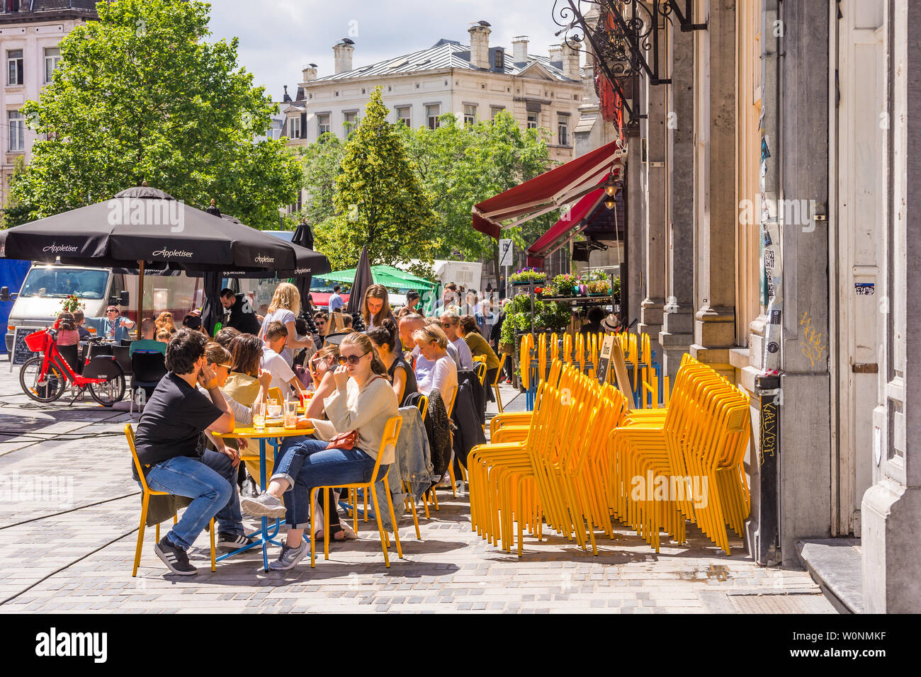 Cafe in the market square hires stock photography and images Alamy