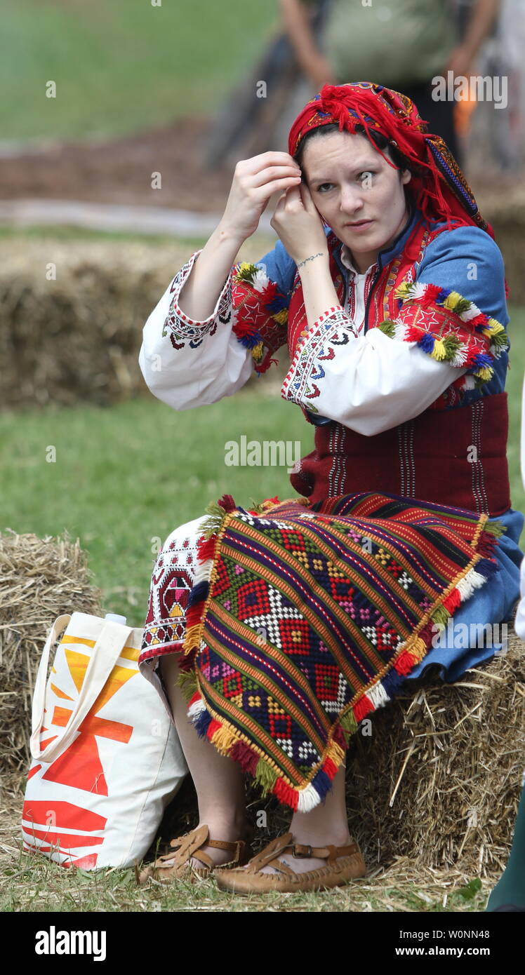 Vratsa Bulgaria June 23 2019 People In Traditional Authentic